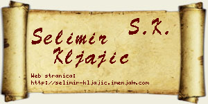 Selimir Kljajić vizit kartica